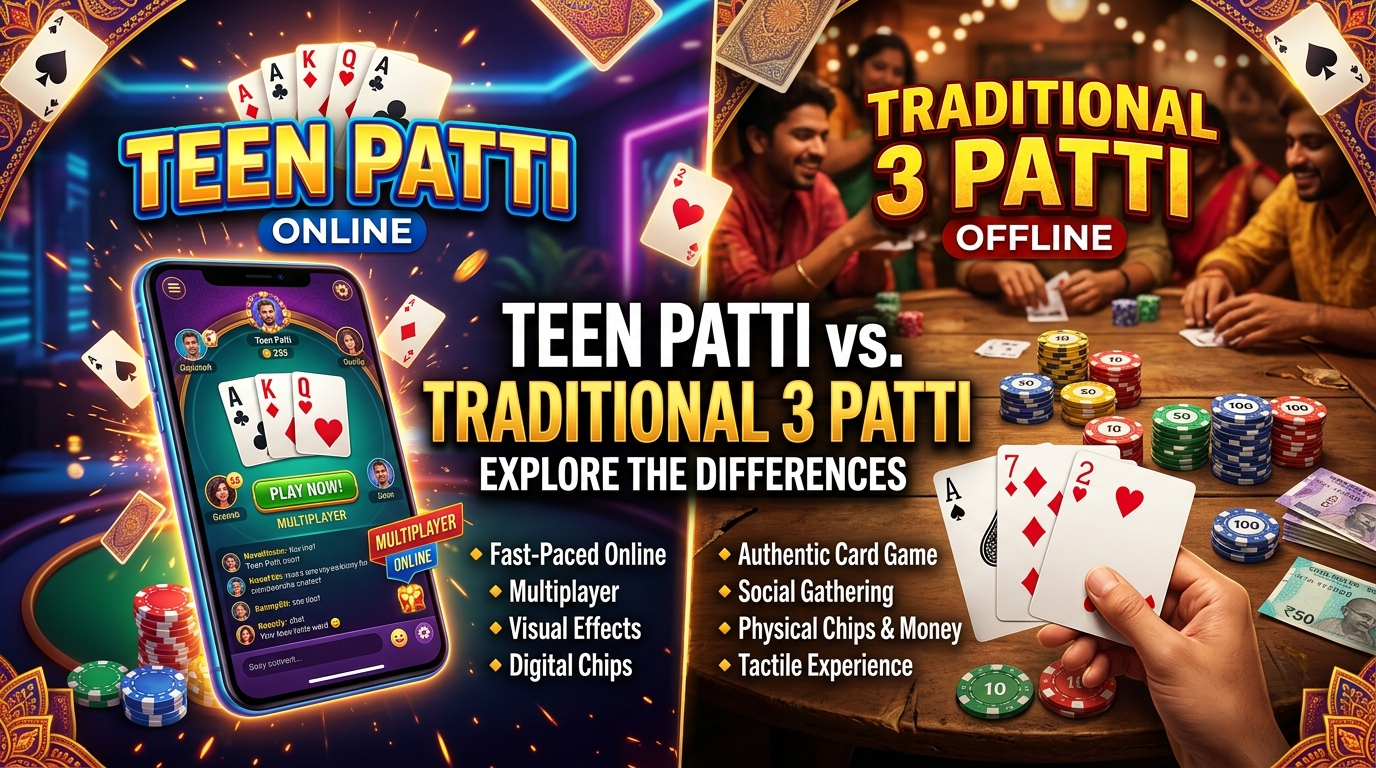 teen patti vs traditional 3 patti